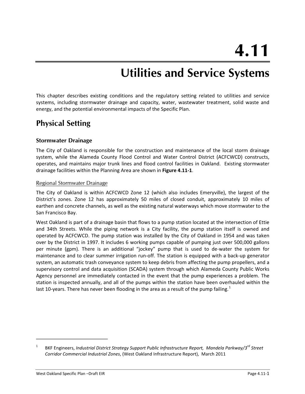 Utilities and Service Systems