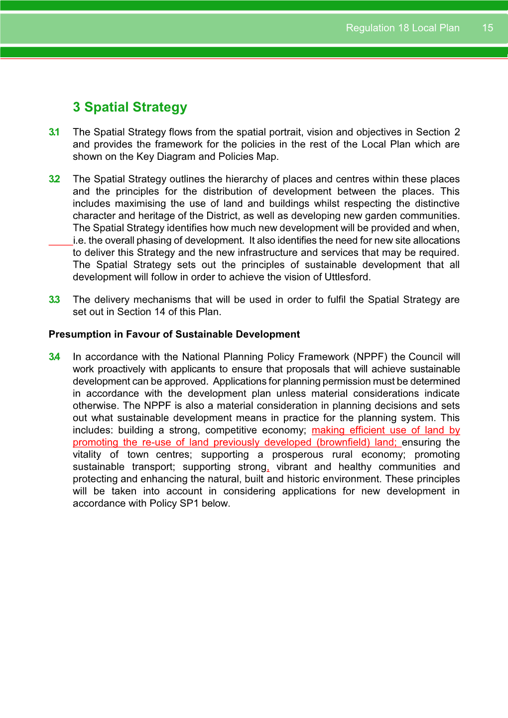 Regulation 18 Local Plan 15