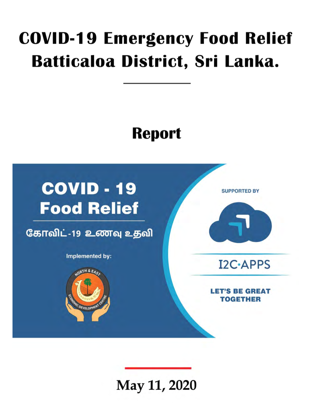 COVID-19 Emergency Food Relief | Batticaloa District, Sri Lanka