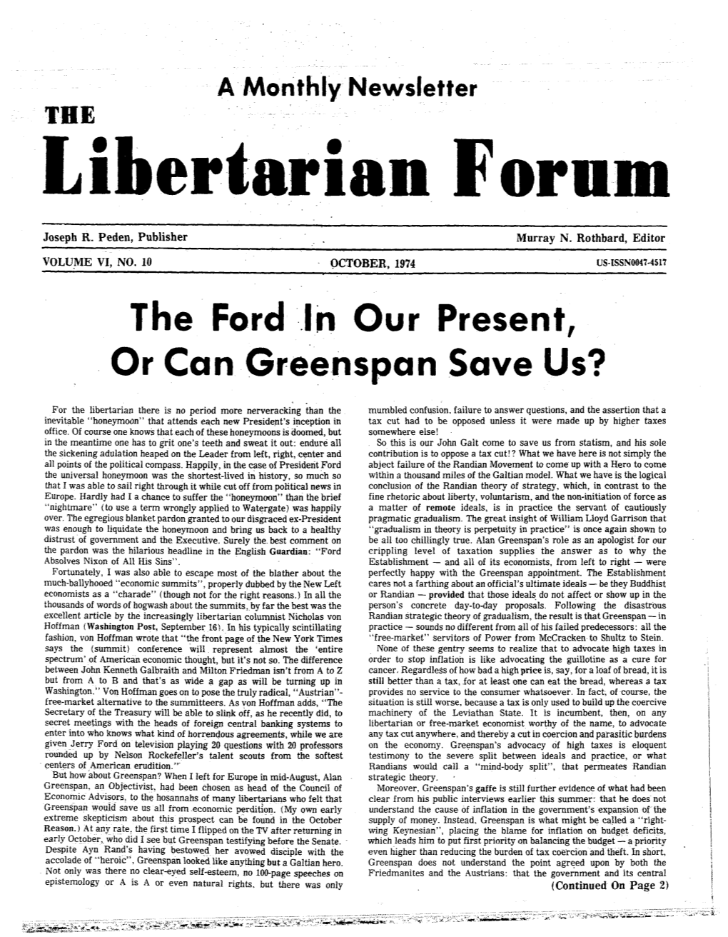 Libertarian Forum