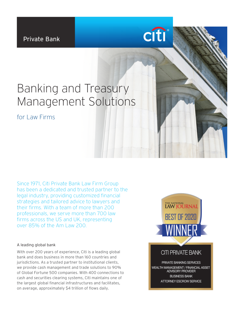 Banking and Treasury Management Solutions for Law Firms