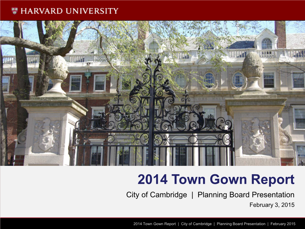 Town Gown 2014