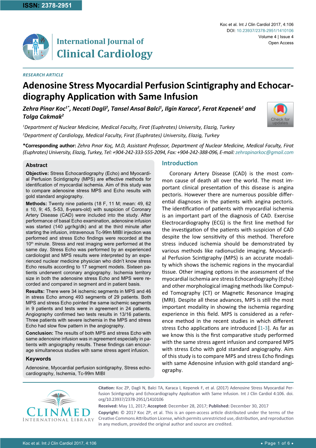 Adenosine Stress Myocardial Perfusion Scintigraphy And