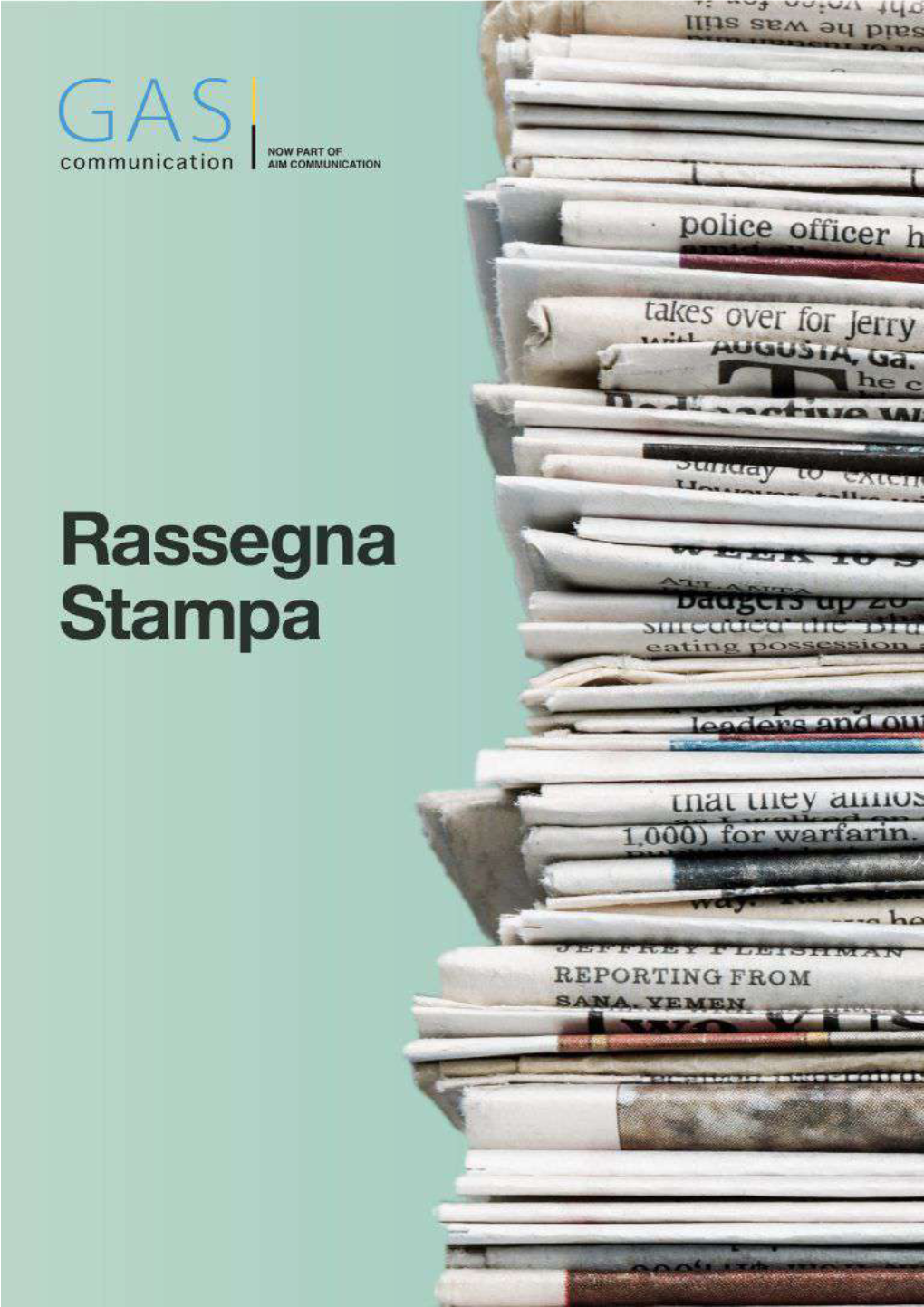 Rassegna Stampa Marzo