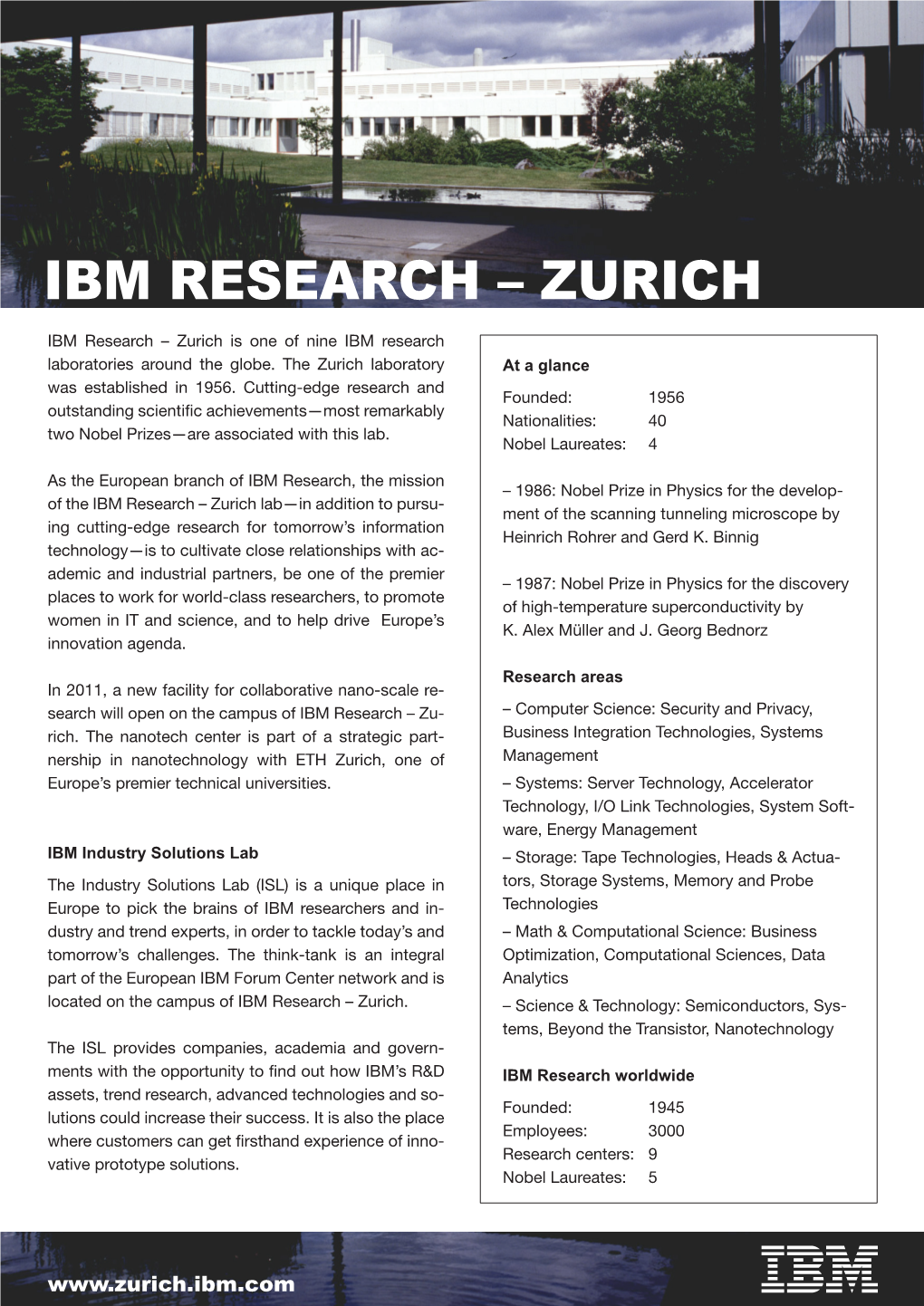 Ibm Research – Zurich