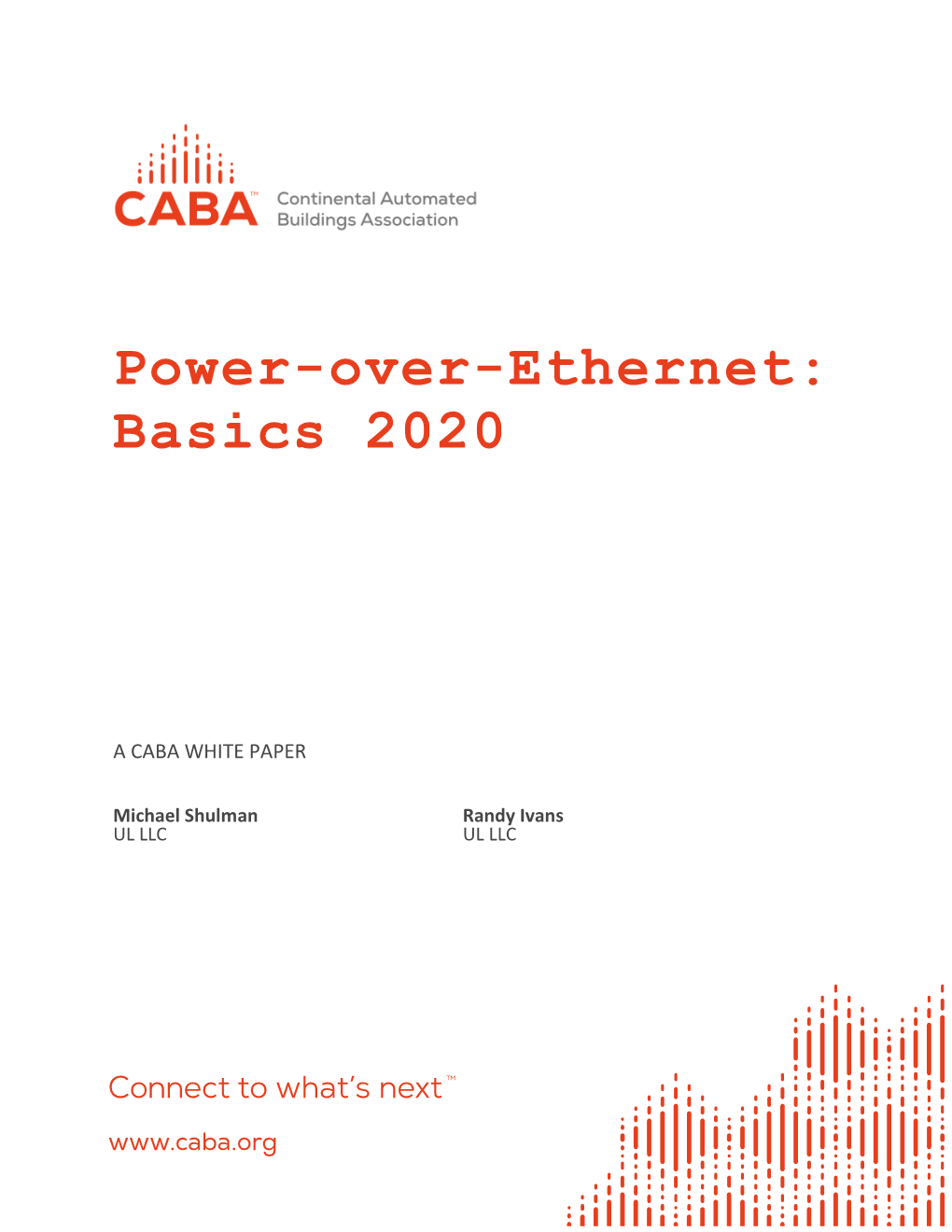 Power-Over-Ethernet: Basics 2020