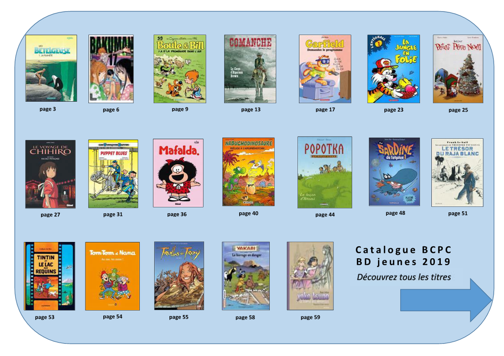 Catalogue BCPC BD Jeunes 2019