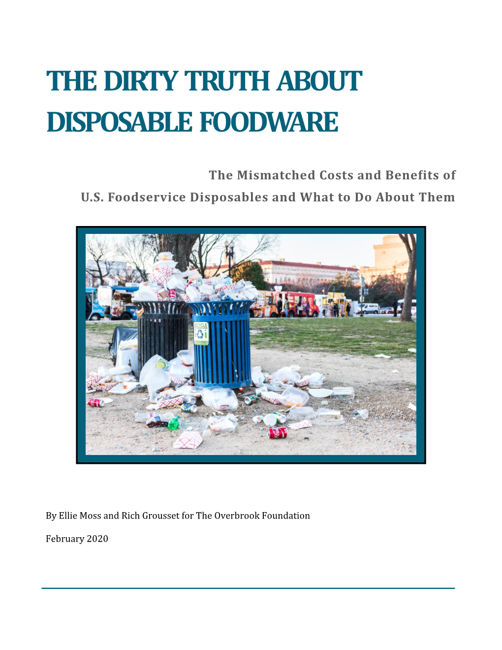 The Dirty Truth About Disposable Foodware