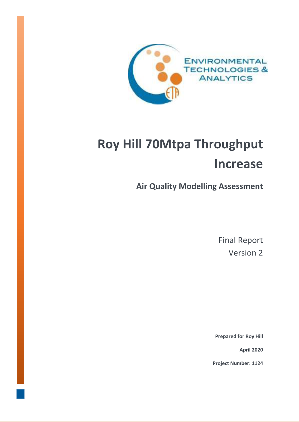 Roy Hill 70Mtpa Throughput Increase