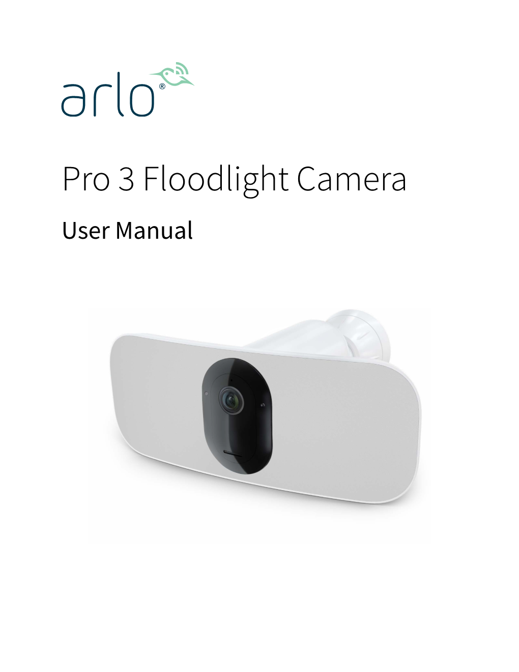 Arlo Pro 3 Floodlight User Manual