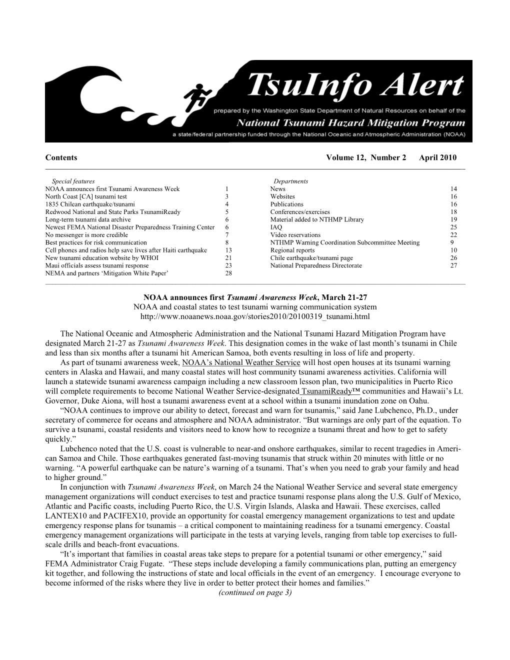 Tsuinfo Alert, April 2010
