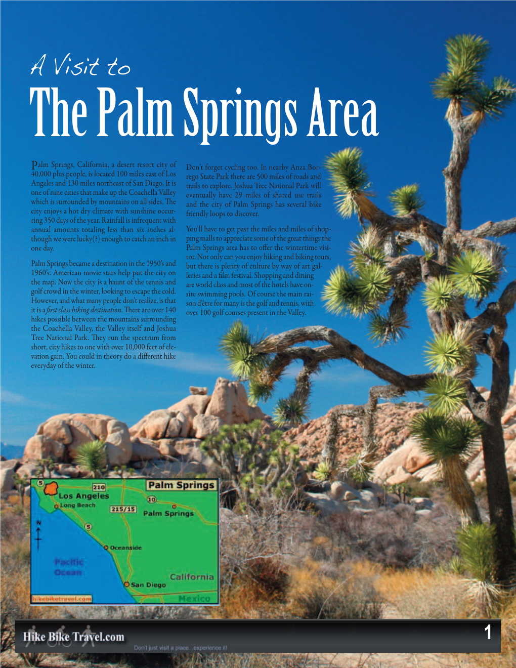 A Visit to Thepalmspringsarea