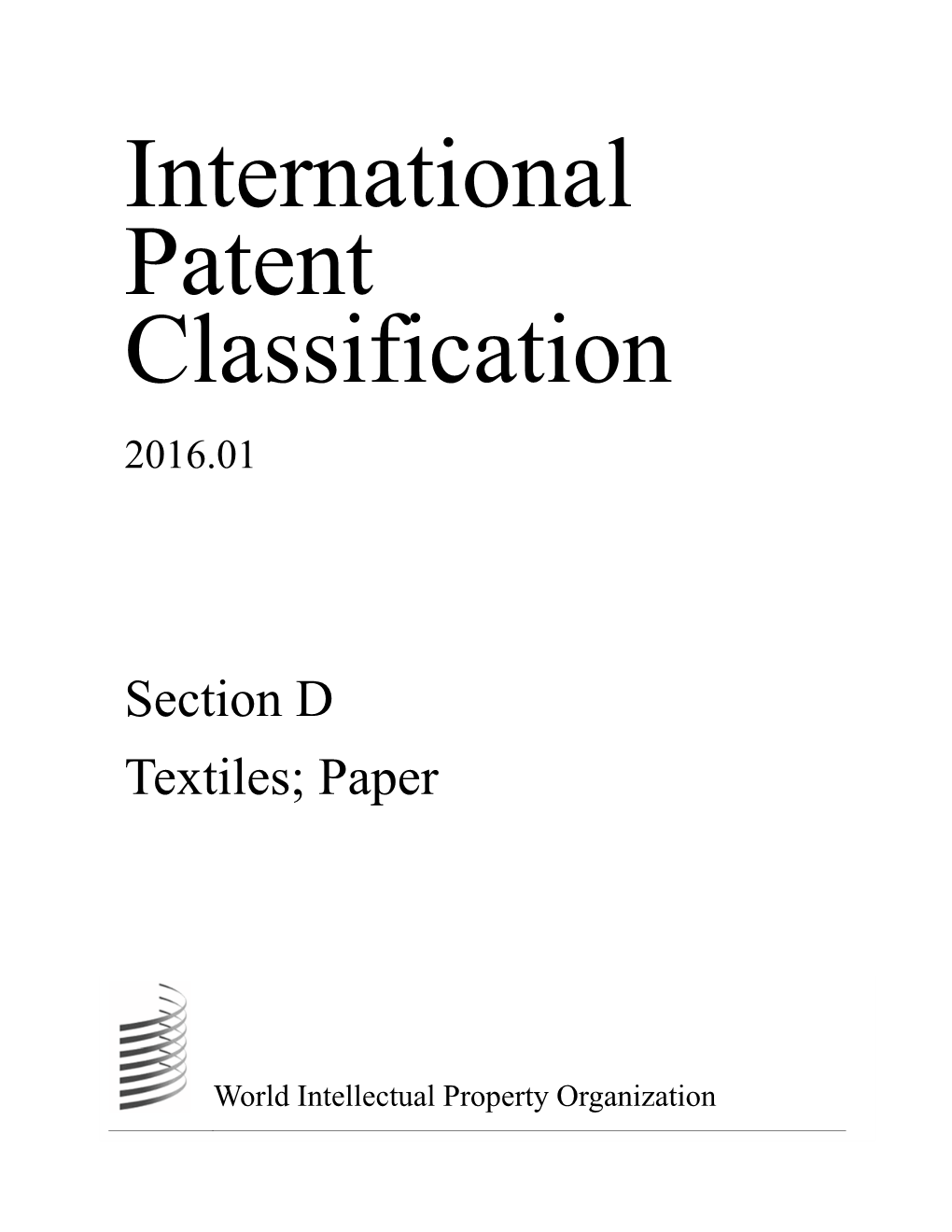 International Patent Classification