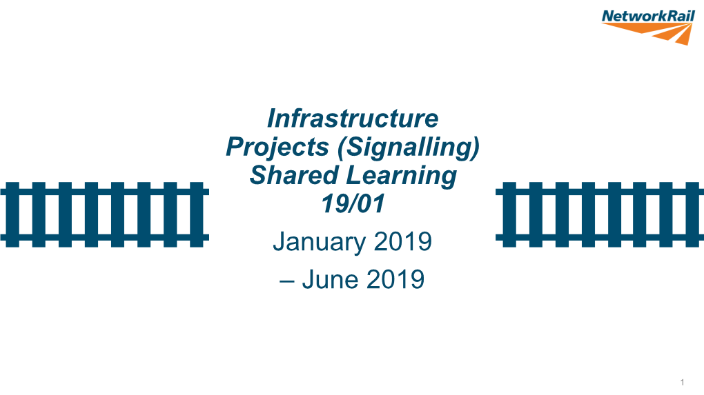 Signalling Shared Learning SL19 01 Jan-2019