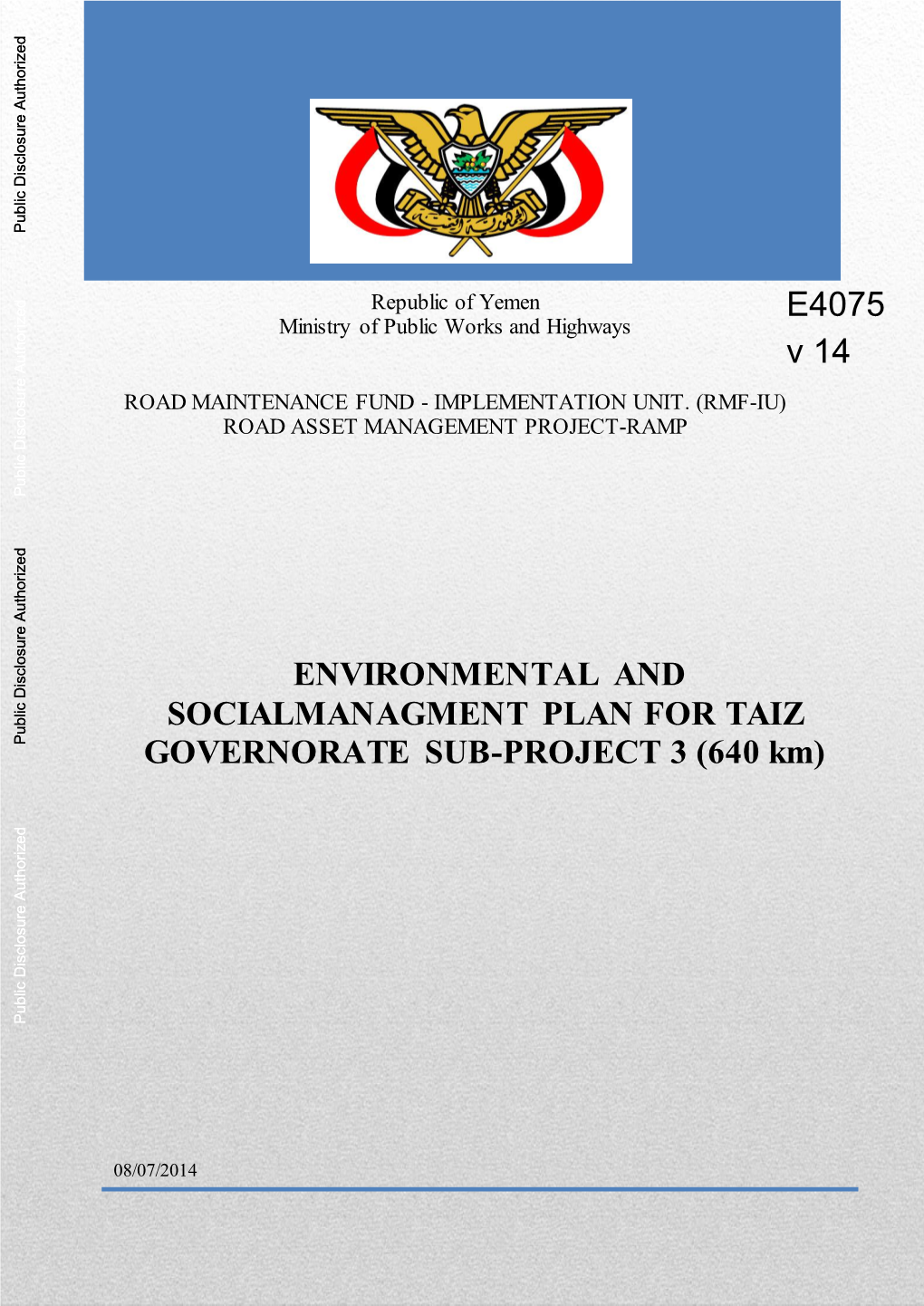 World Bank Document