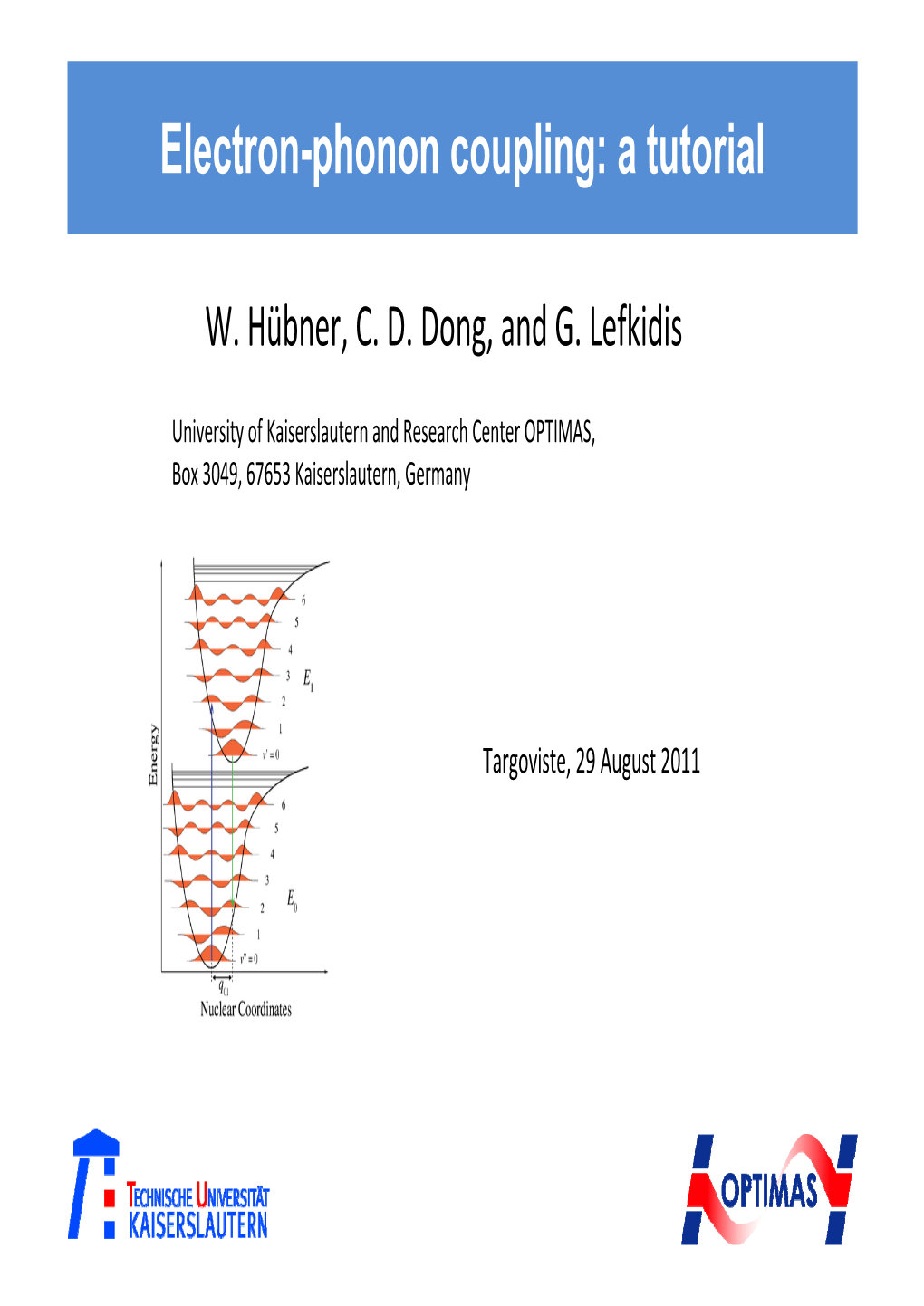 Electron-Phonon Coupling: a Tutorial