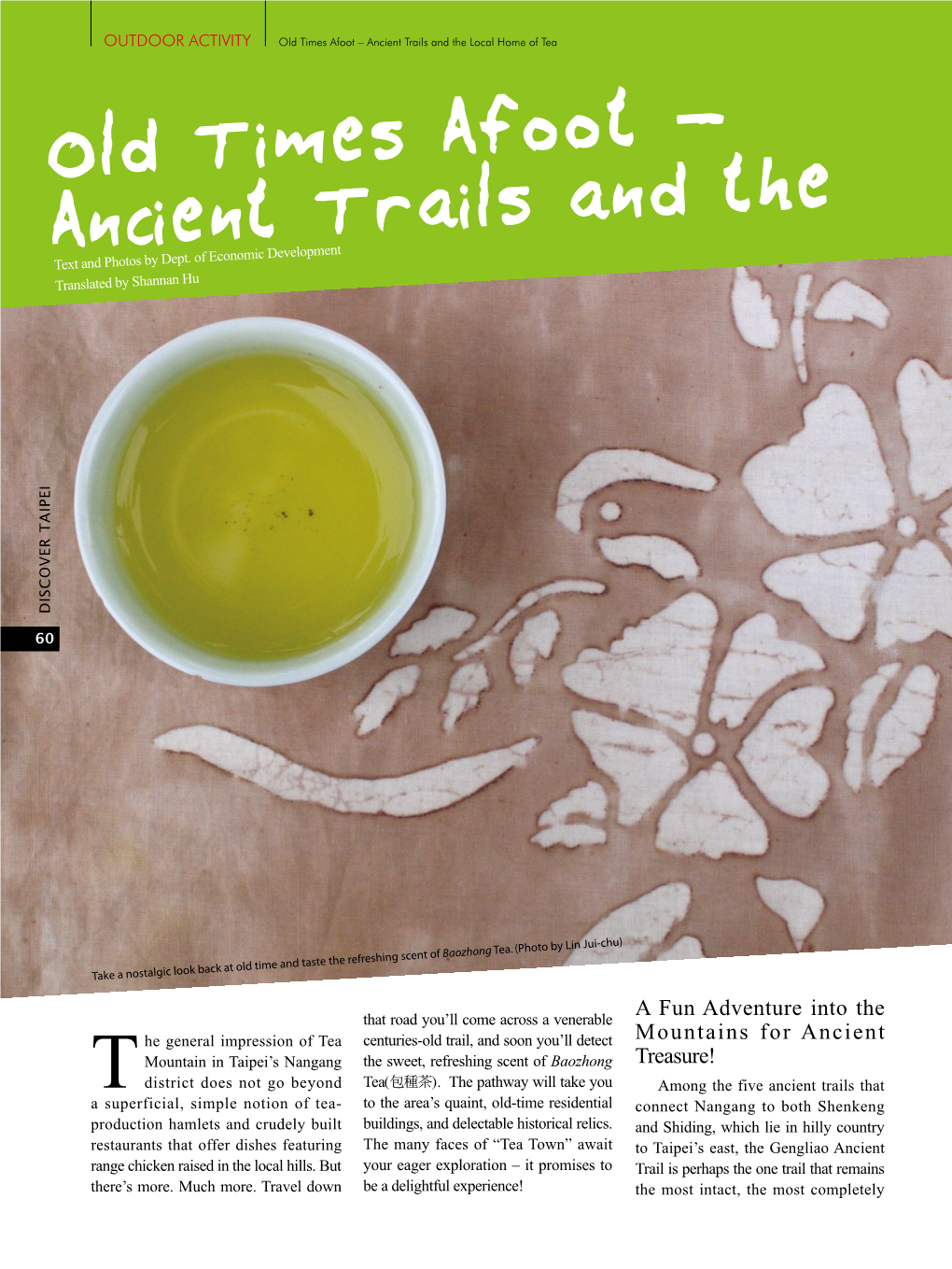 Old Times Afoot- Ancient Trails and the Local Home Of