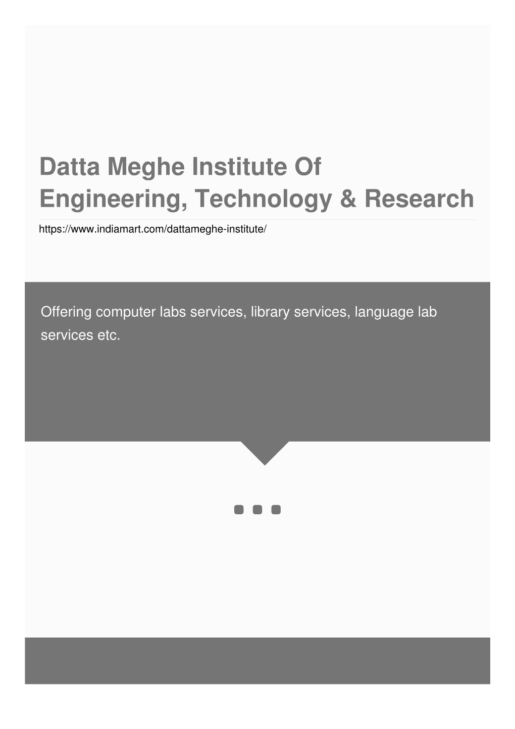 Datta Meghe Institute of Engineering, Technology & Research