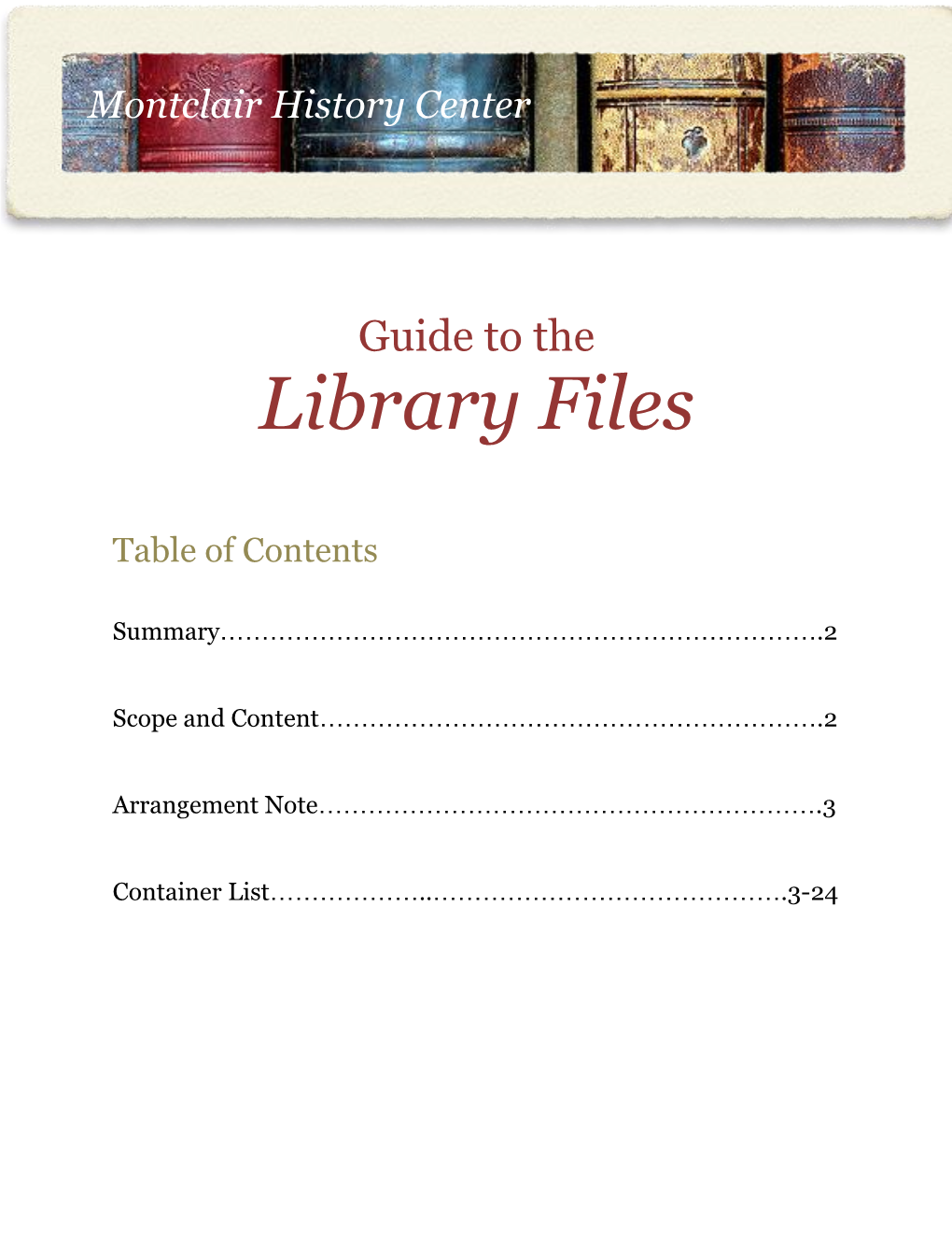 Library Files