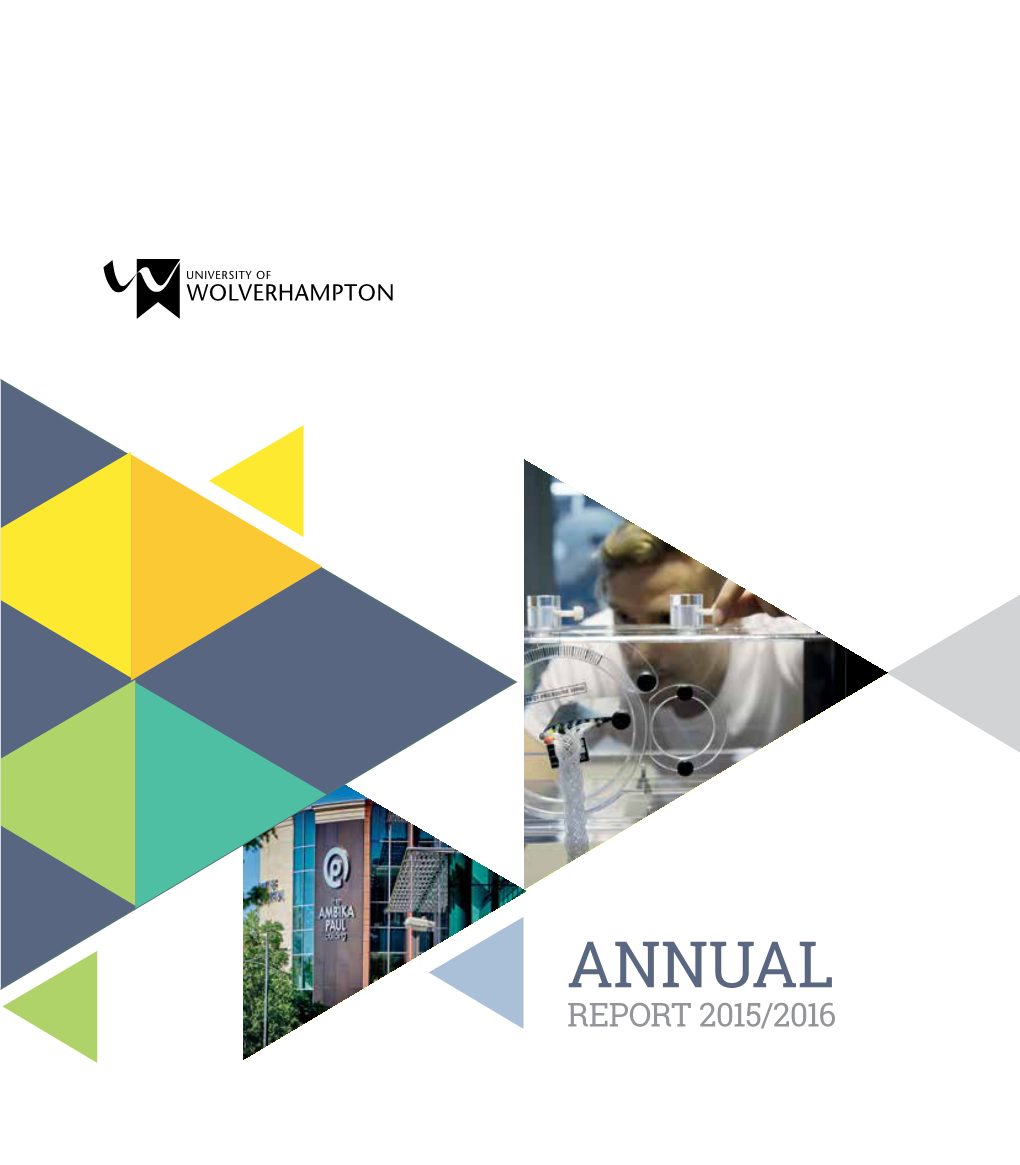 ANNUAL REPORT 2015/2016 2 Welcome
