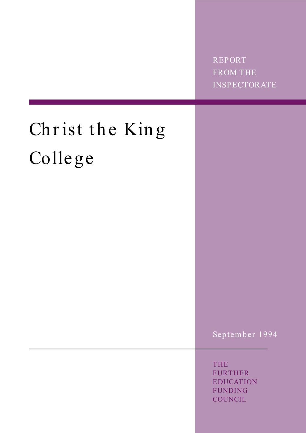 Christ the King College