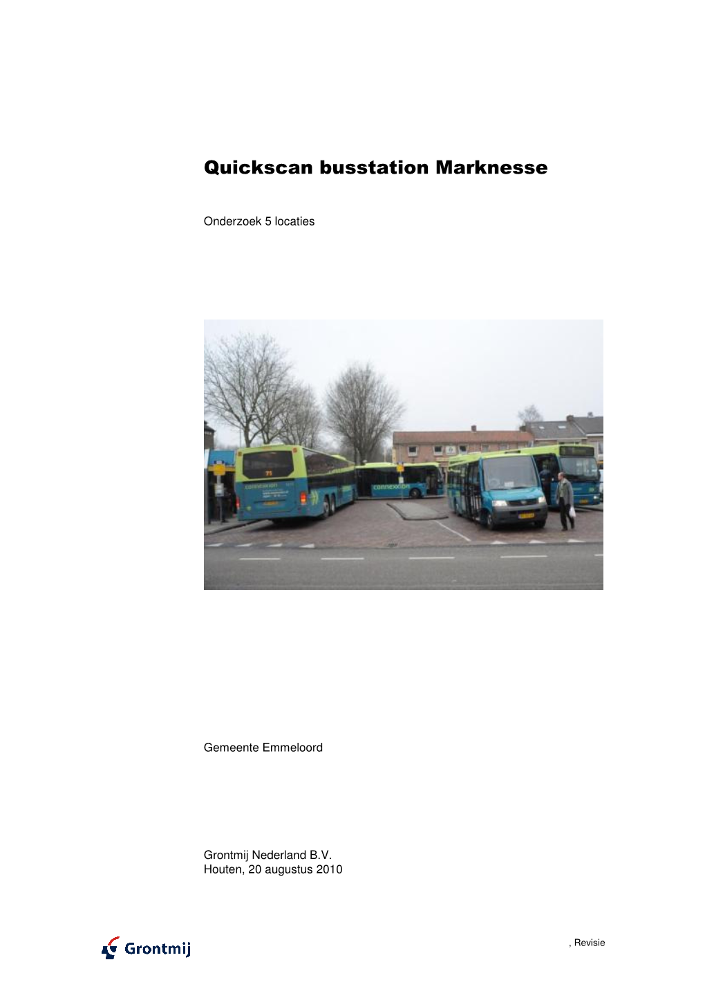 Quickscan Busstation Marknesse