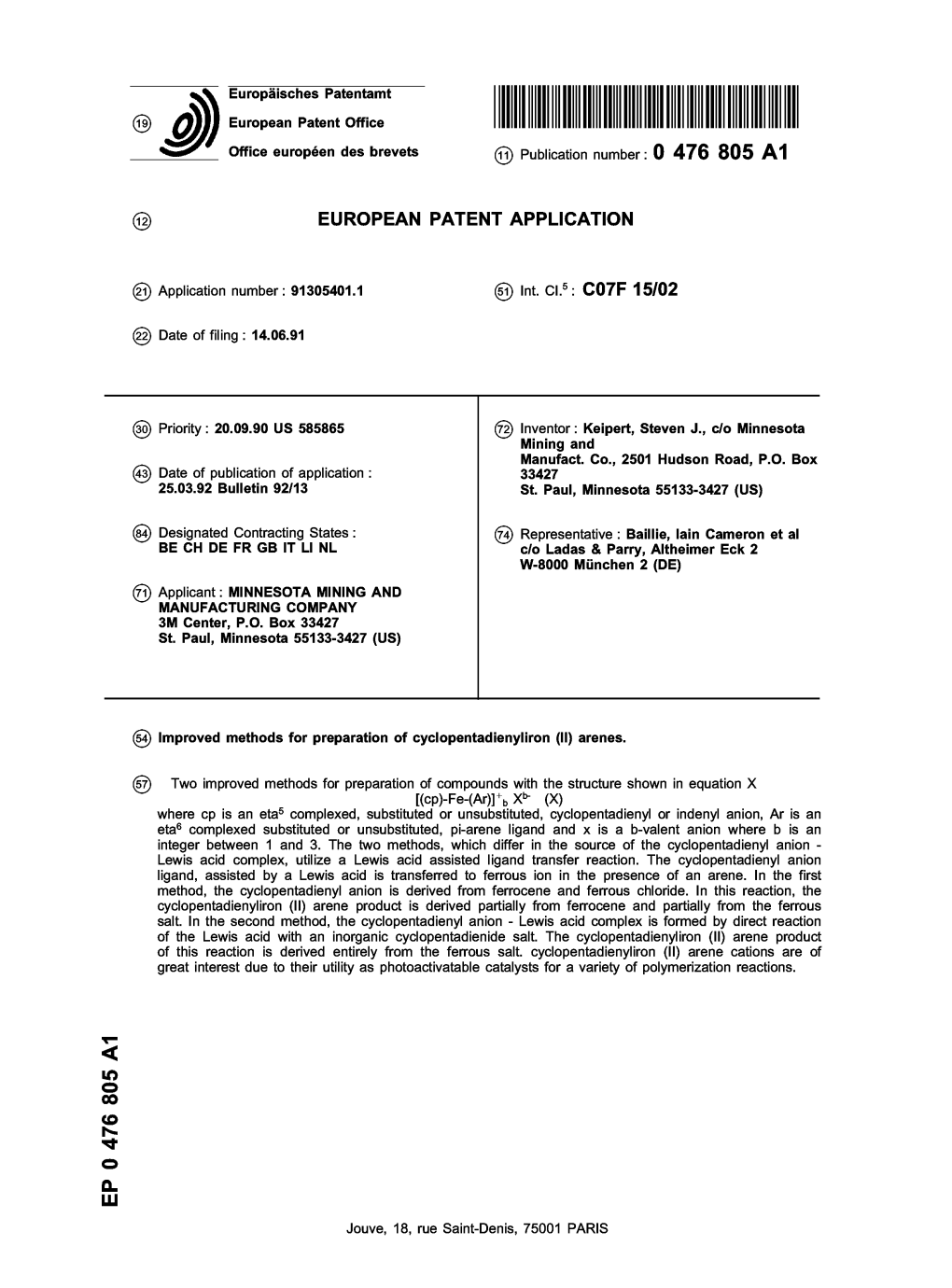 Improved Methods for Preparation of Cyclopentadienyliron \II\ Arenes