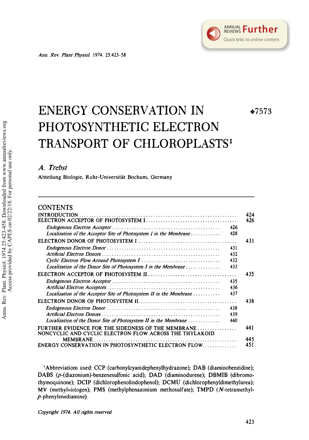 Energy Conservation in Photosynthetic Electron Transport