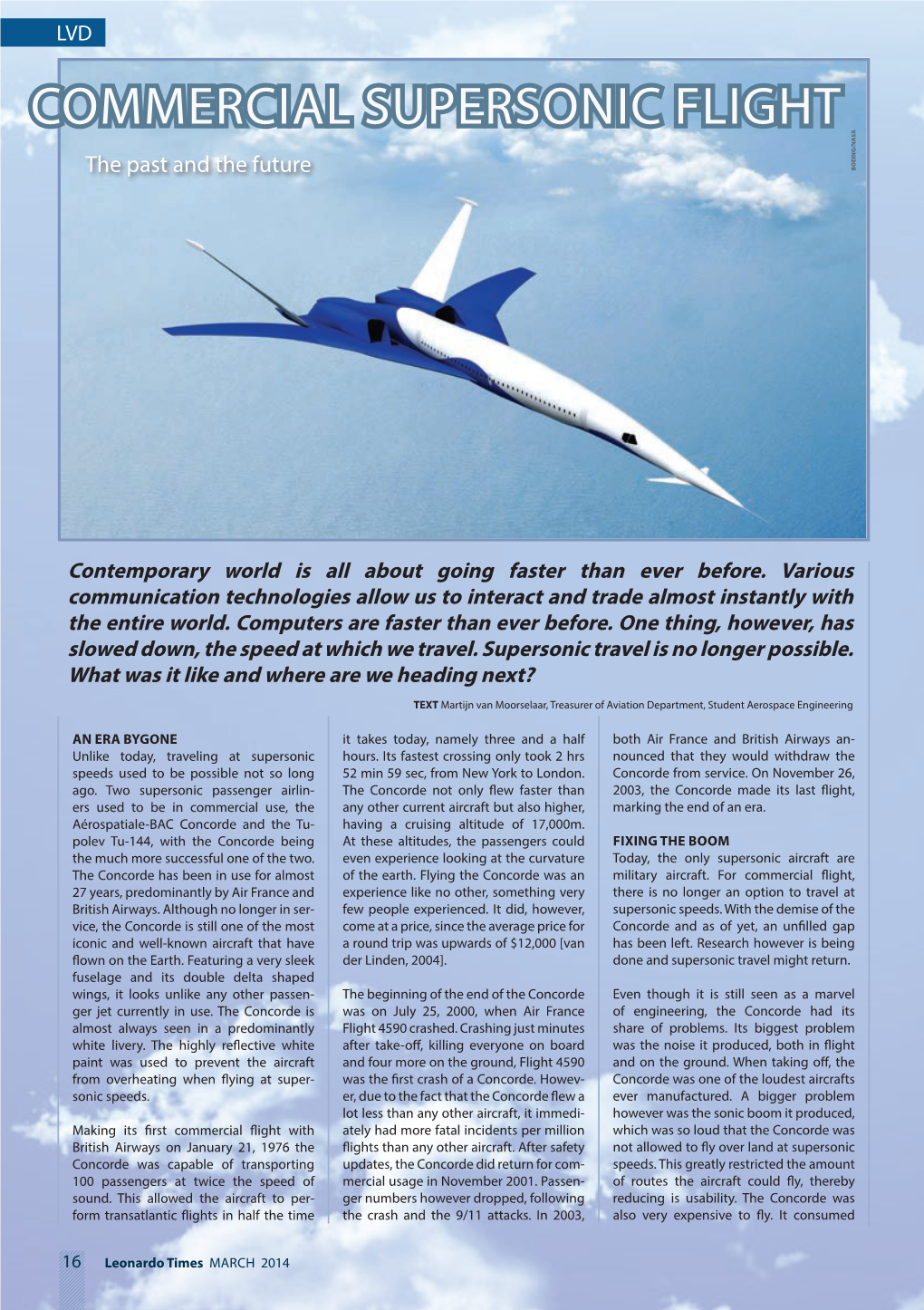 Commercial Supersonic Flight