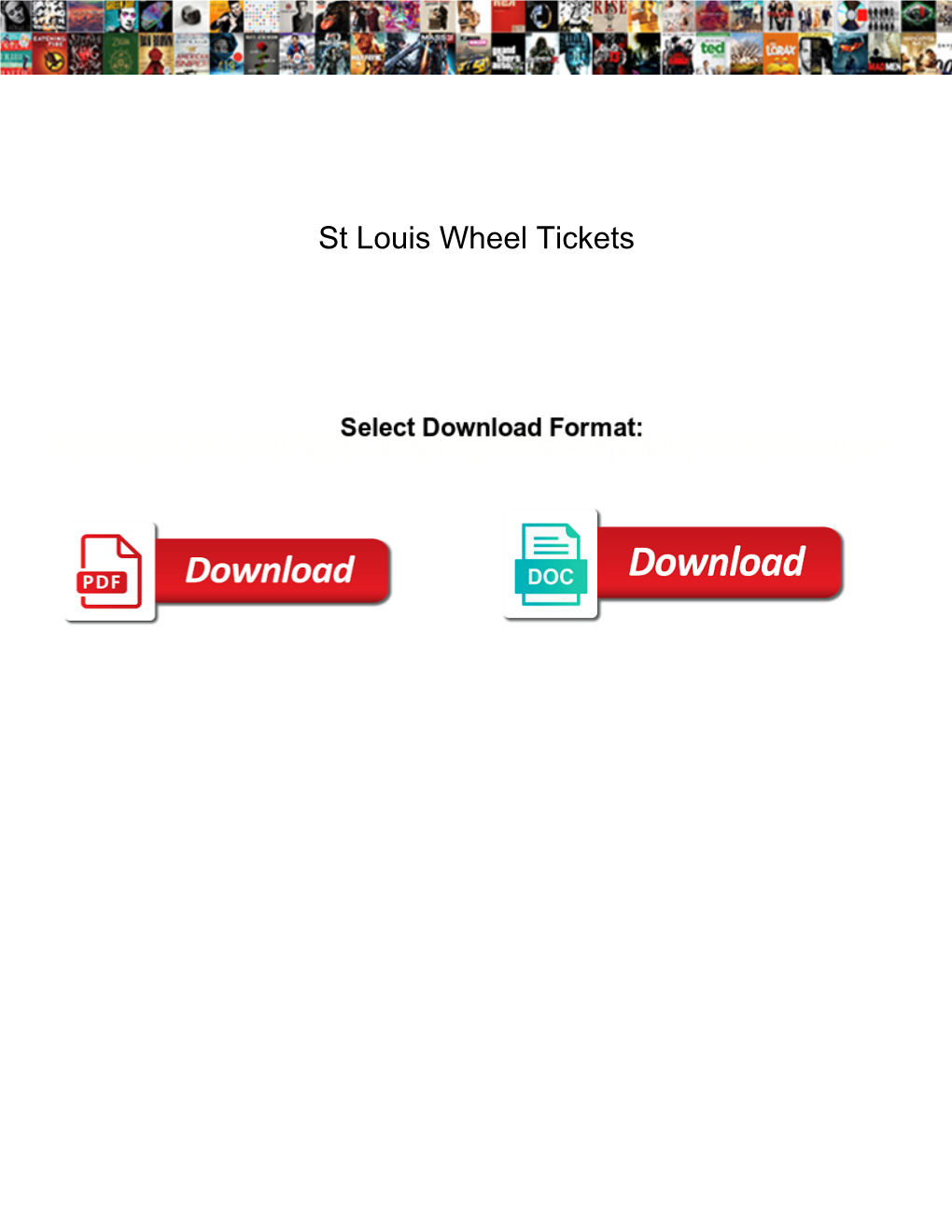 St Louis Wheel Tickets