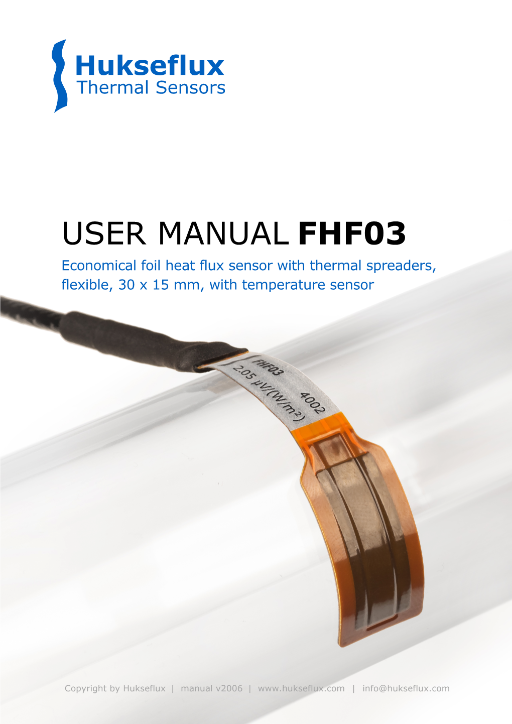 FHF03 Foil Heat Flux Sensor User Manual