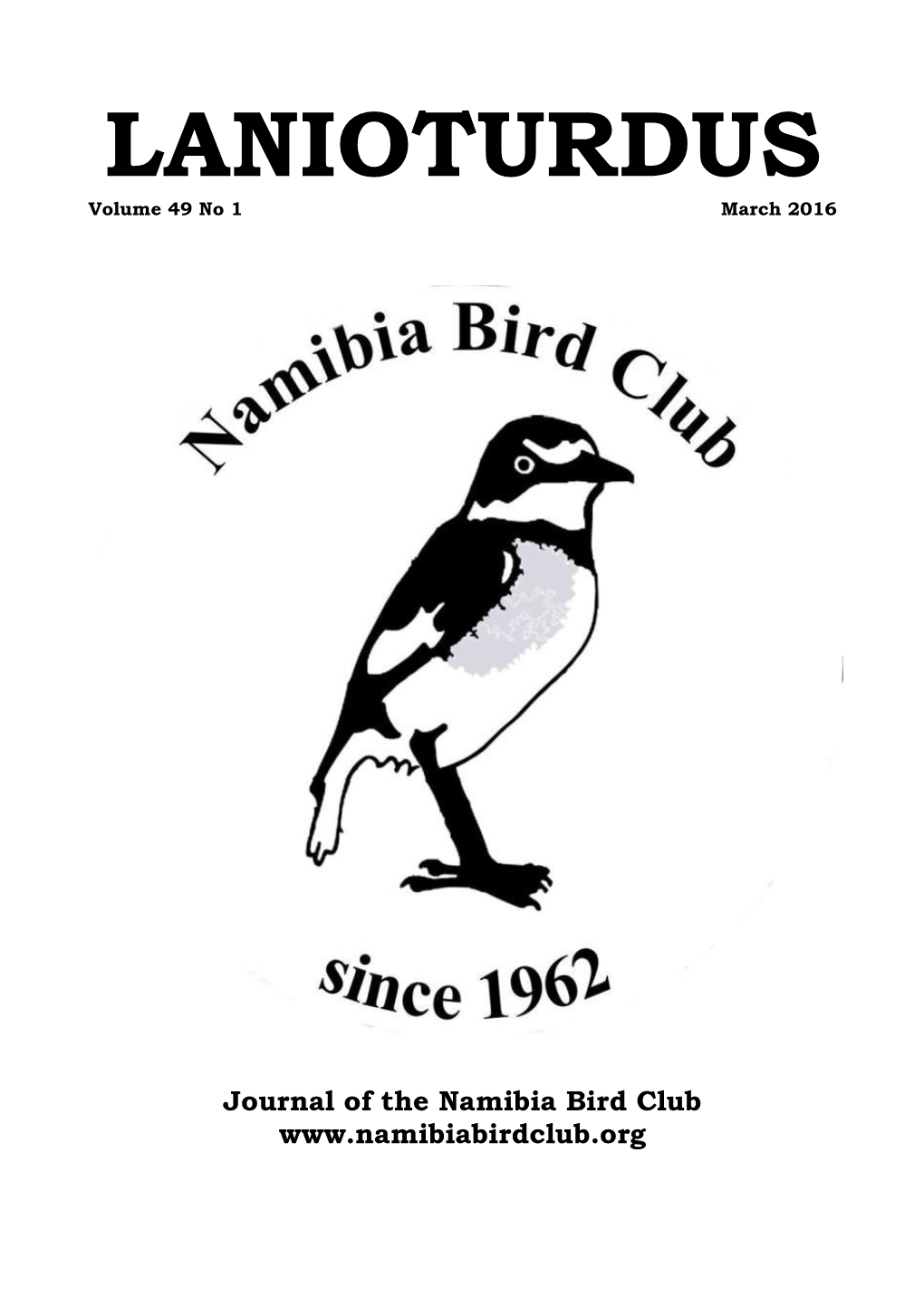 The Status of Breeding Data on the Birds of Namibia.Pdf