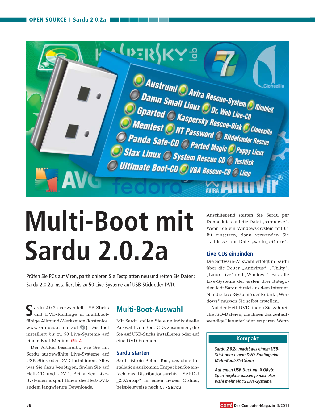 Multi-Boot Mit Sardu 2.0.2A Entsprechenden Eintrag