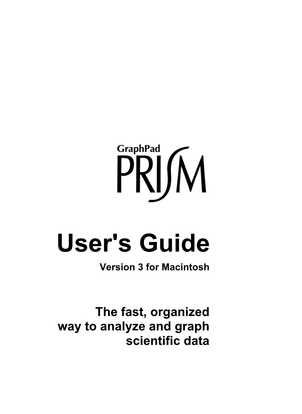 Prism 3 Mac User's Guide