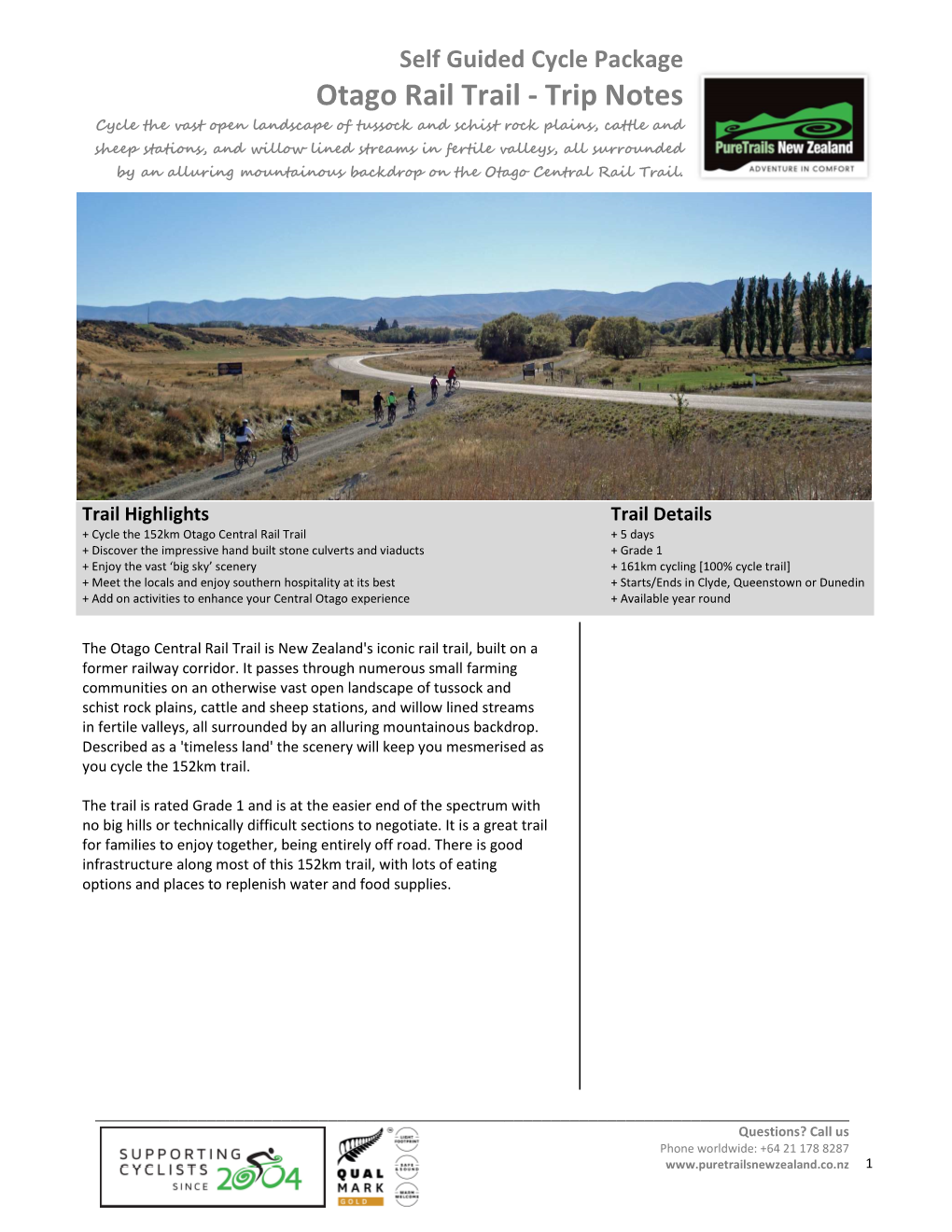 SGP-Otago Rail Trail-Tripnotes