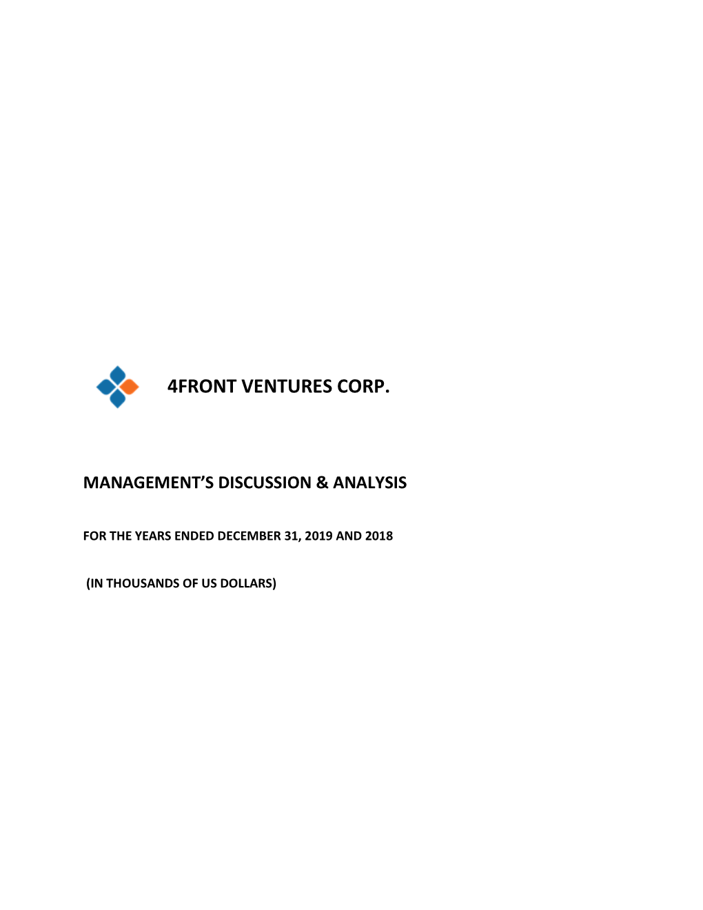 4Front Ventures Corp