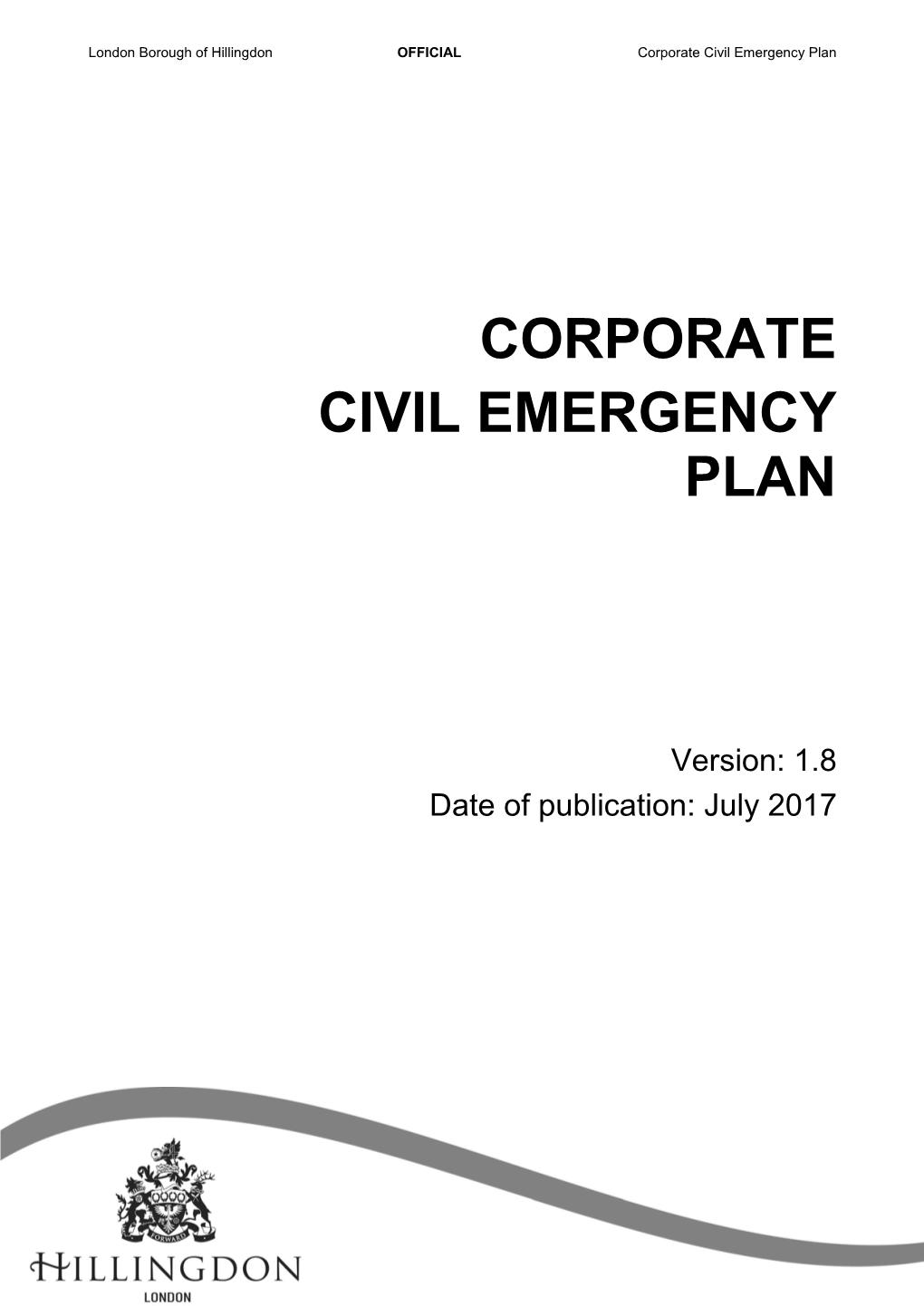 Corporate Civil Emergency Plan