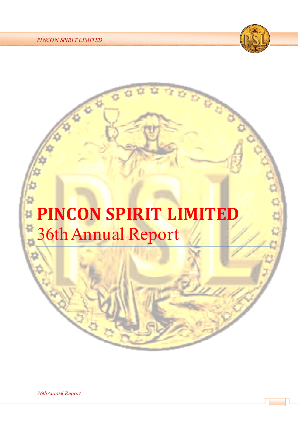 PINCON SPIRIT LIMITED 36Thannual Report