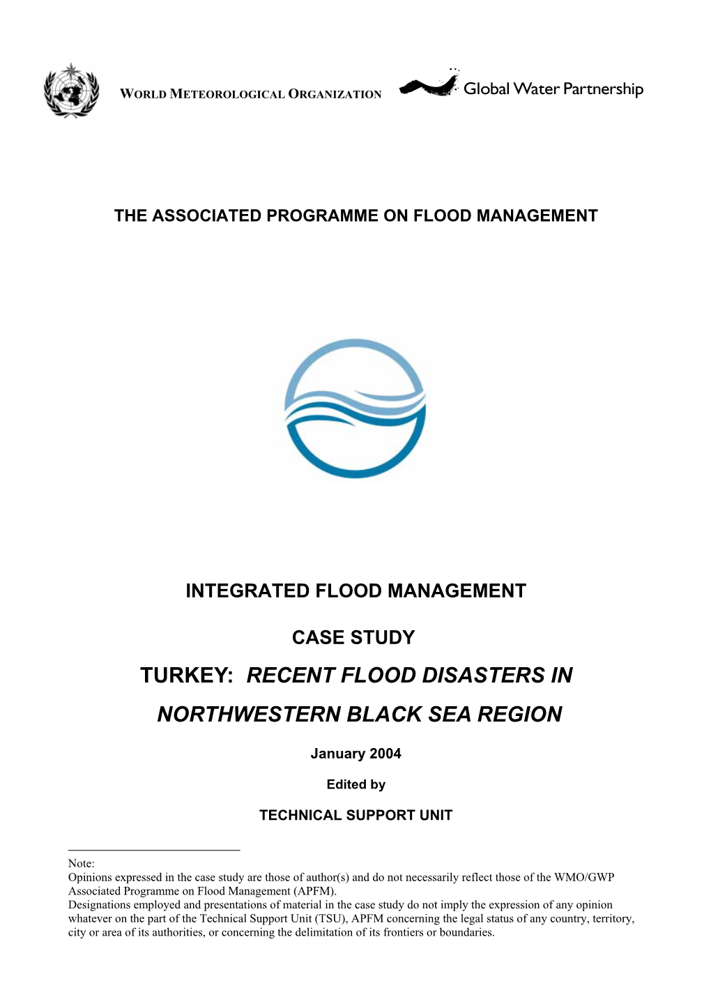 Turkey: Recent Flood Disasters in Northwestern Black Sea Region