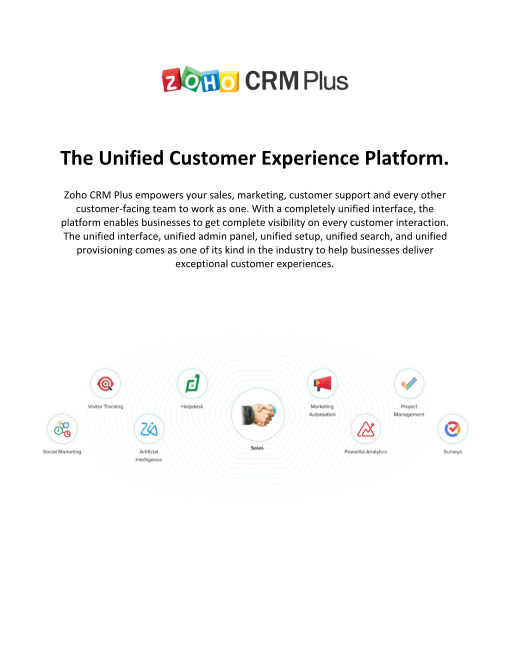 The Unified Customer Experience Platform