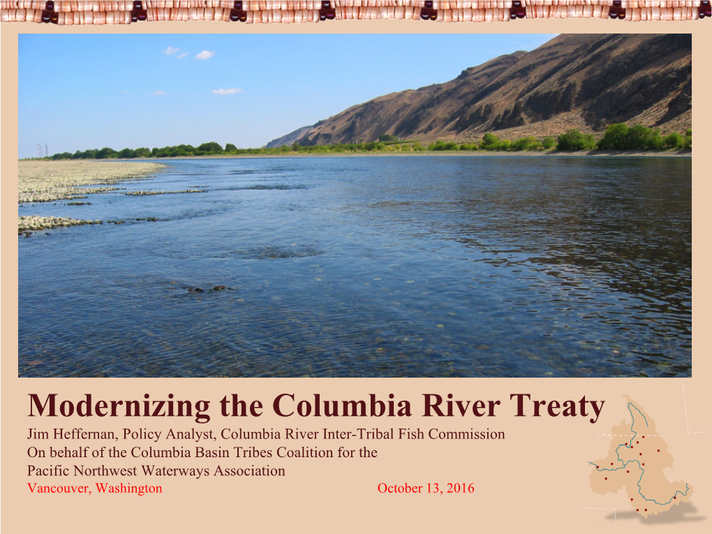 Modernizing the Columbia River Treaty