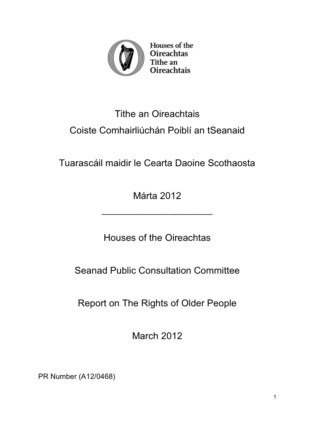 Report on the Rights of Older People