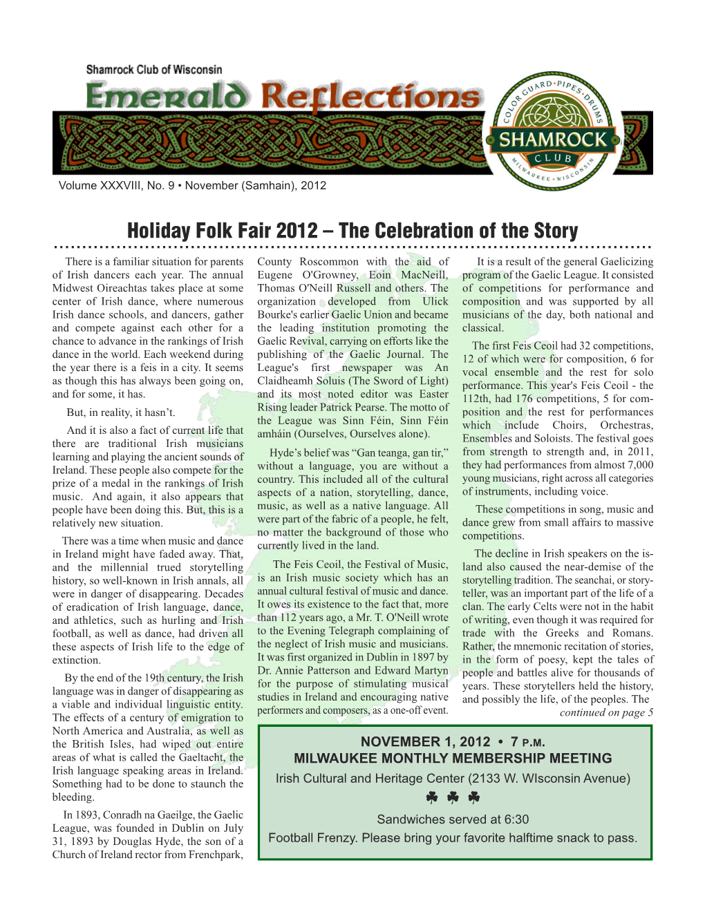 Holiday Folk Fair 2012 – the Celebration of the Story