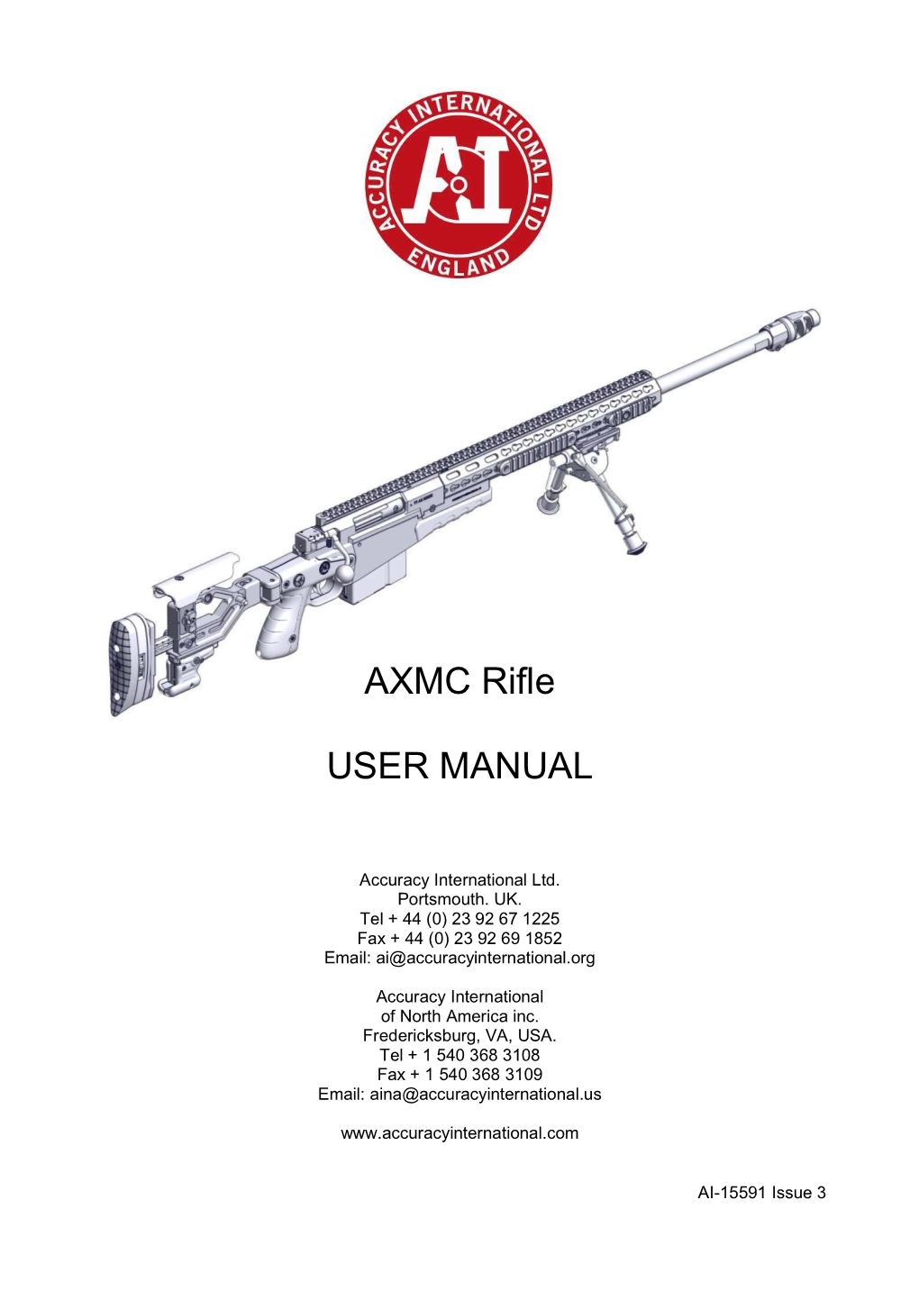 AXMC Rifle USER MANUAL