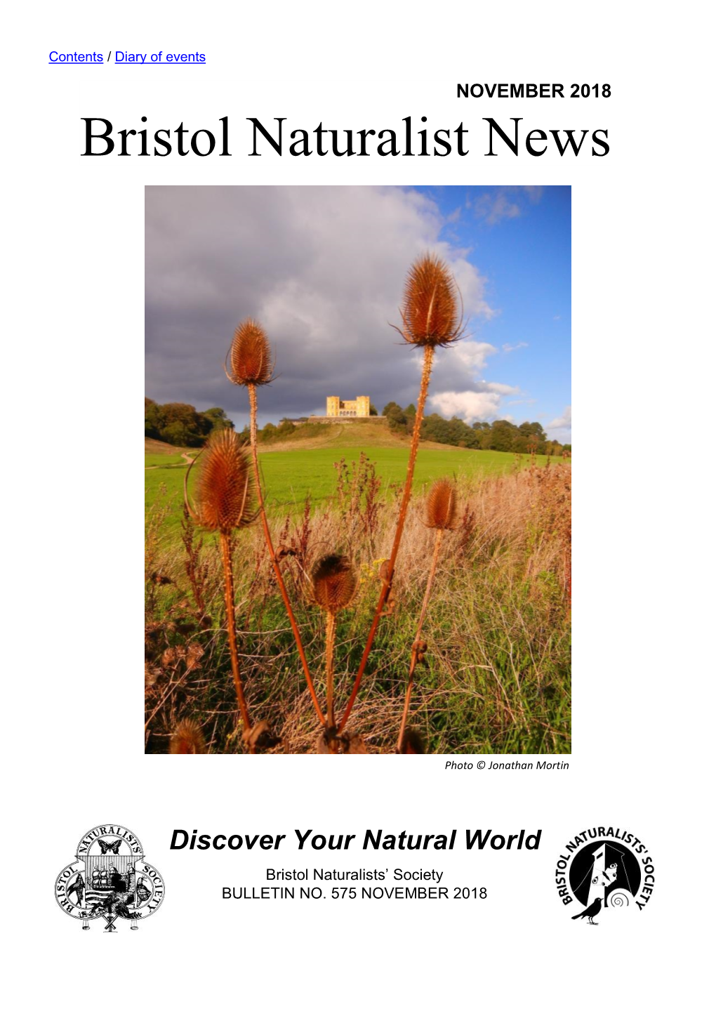 Bristol Naturalist News