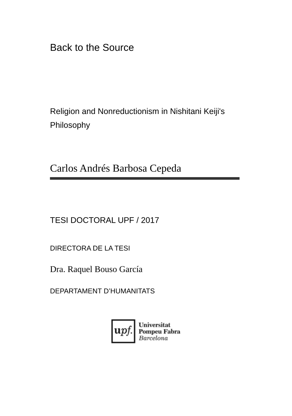 Religion and Nonreductionism in Nishitani Keiji's Philosophy