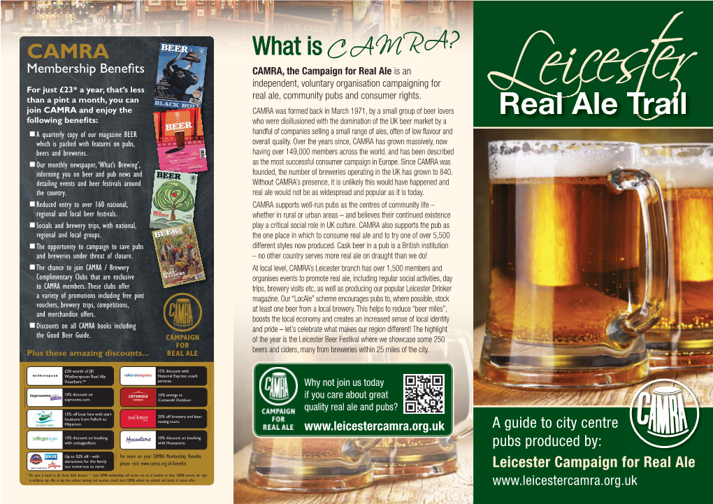 48905 CAMRA Real Ale Pubs Leaflet.Indd