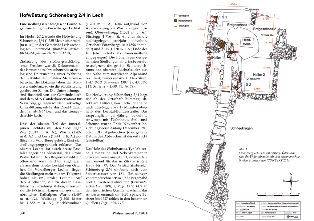 Hofwüstung Schöneberg 2/4 in Lech