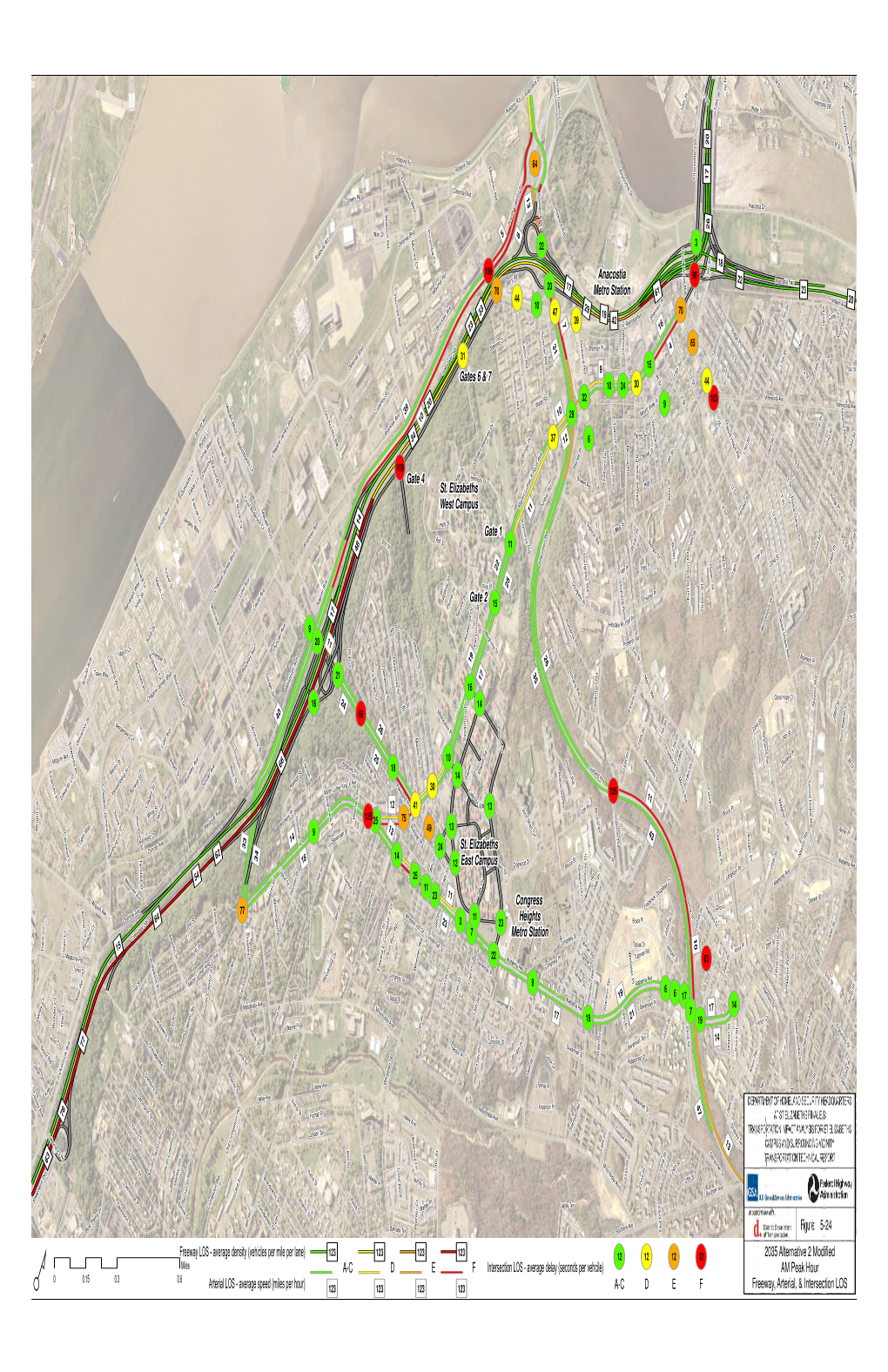 Vehicles Density Average - LOS Freeway