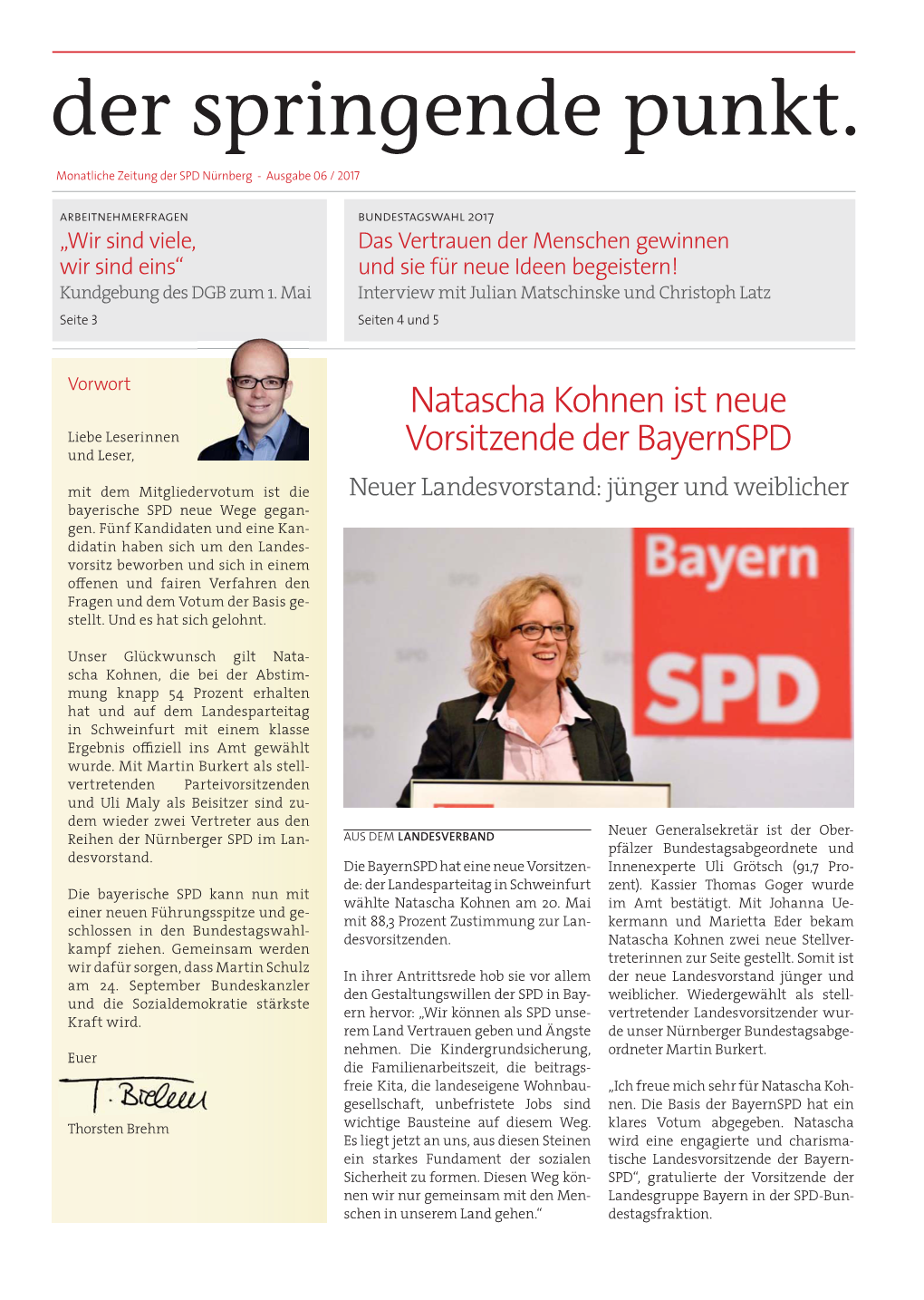 Natascha Kohnen Ist Neue Vorsitzende Der Bayernspd